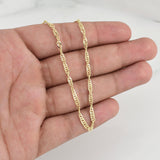 Singapore Chain 3 g / 19 3/4 in / 2.9 mm 18K Yellow Gold