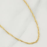 Cadena Singapur 1.65 g / 19 3/4 in / 1.9 mm Oro Amarillo 18K