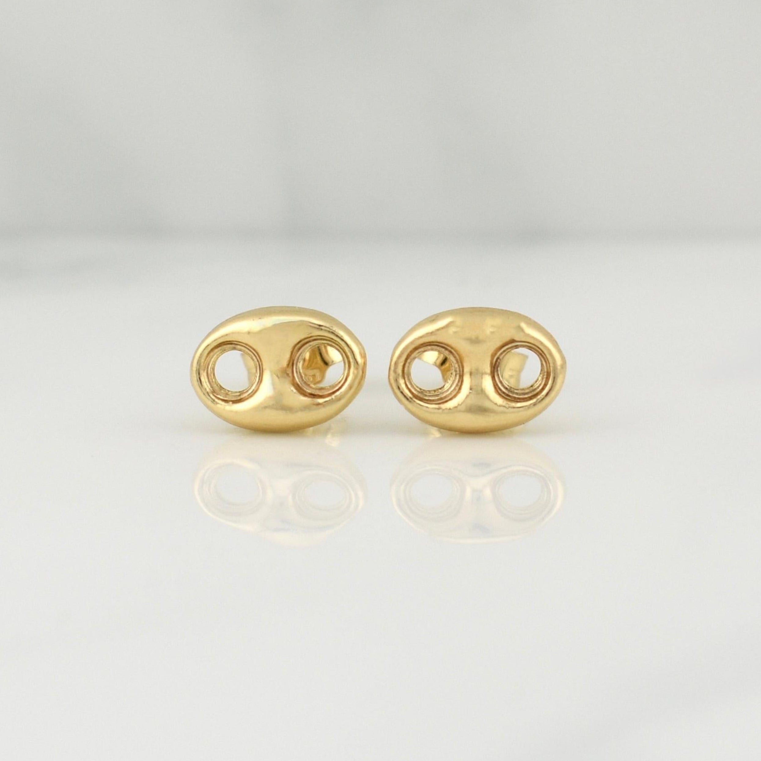 Stud Earrings Gc 1.45 g / in / 6.85 mm Yellow Gold 18K