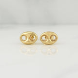 Stud Earrings Gc 1.45 g / in / 6.85 mm Yellow Gold 18K