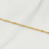 Cadena Singapur 1.65 g / 19 3/4 in / 1.9 mm Oro Amarillo 18K