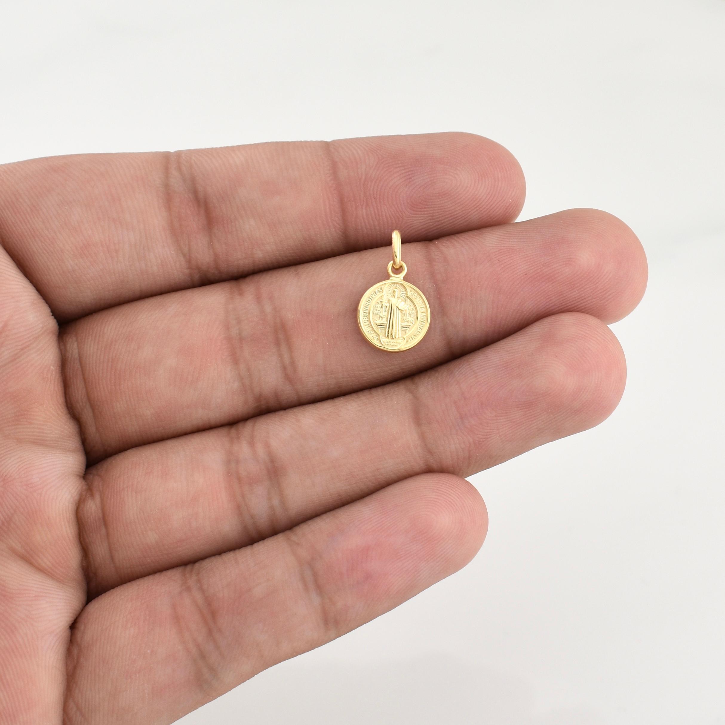 Pendant San Benito 0.8 g / 3/4 in Yellow Gold 18K