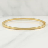Pulso Aro Satinado 4.1 g / 7 1/2 in / 2.6 mm Oro Amarillo 18K