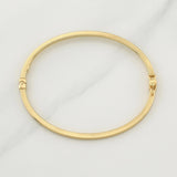 Bracelet Hoop Satin 4.35 g / 7 1/2 in / 2.6 mm Yellow Gold 18K
