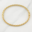 Bracelet Twisted Hoop 4.45 g / 7 3/4 in / 3 mm 18K Yellow Gold