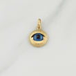 Dije Ojo Turco 0.95 g / 3/4 in Oro Amarillo 18K