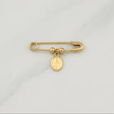 Charm Hook Nursing Virgin Miraculous 1.35 g / 1 in 18K Yellow Gold