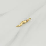Pendant Jalapeño Pepper 0.7 g / 1 in Yellow Gold 18K