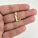 Dije Letra L 1 g / 3/4 in Oro Amarillo 18K