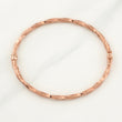 Bracelet Twisted Hoop Tribal 4.05 g / 7 1/2 in / 3 mm Rose Gold 18K