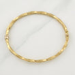 Bracelet Twisted Hoop Tribal 4.1 g / 7 1/2 in / 3 mm 18K Yellow Gold