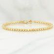 Pulso Modulable Militar Media Luna 6 g / 7 in - 8 in / 3 mm Oro Amarillo 18K