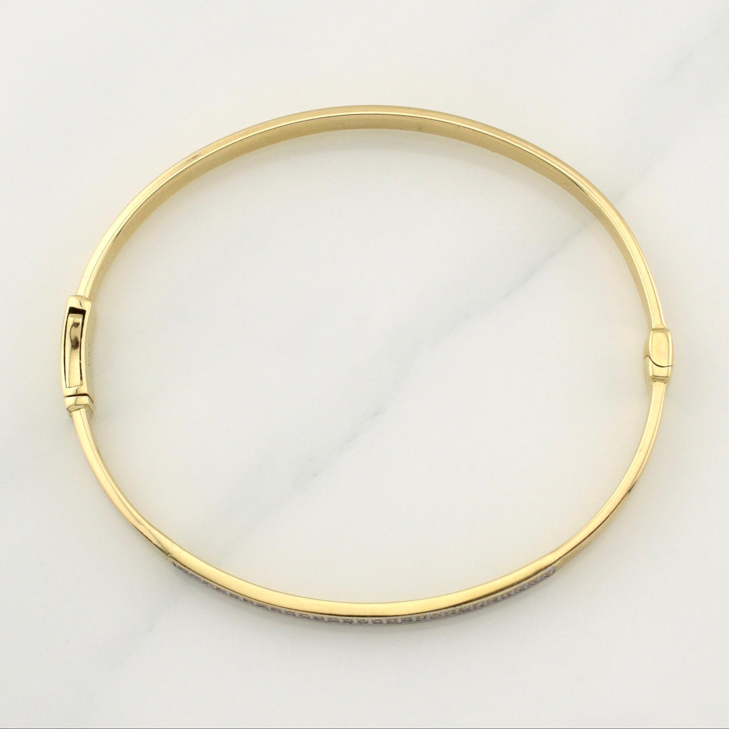 Pulso Aro Brillante 7.2 g / 7 1/2 in / 4.1 mm Oro Amarillo 18K