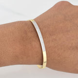 Pulso Aro Brillante 7.2 g / 7 1/2 in / 4.1 mm Oro Amarillo 18K