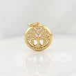 Dije Arbol De La Vida 2.1 g / 1 1/4 in Oro Amarillo 18K