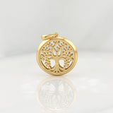 Pendant Tree of Life 2.15 g / 1 1/4 in 18K Yellow Gold
