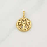 Pendant Tree of Life 2.15 g / 1 1/4 in 18K Yellow Gold