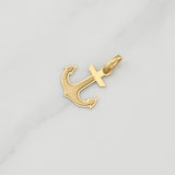 Pendant Anchor 0.8 g / 3/4 in 18K Yellow Gold
