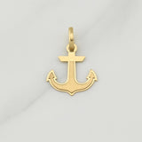 Pendant Anchor 0.8 g / 3/4 in 18K Yellow Gold