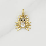 Dije Cangrejo 1.2 g / 3/4 in Oro Amarillo 18K