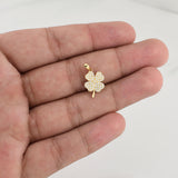 Dije Trebol 1.55 g / 3/4 in Oro Amarillo 18K
