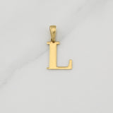 Dije Letra L 1 g / 3/4 in Oro Amarillo 18K