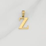Pendant Letter Z 1.3 g / 3/4 in Yellow Gold 18K