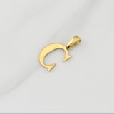 Dije Letra C 1.15 g / 3/4 in Oro Amarillo 18K