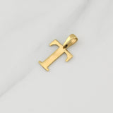 Pendant Letter T 1 g / 3/4 in Yellow Gold 18K