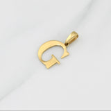 Pendant Letter G 1.15 g / 3/4 in Yellow Gold 18K
