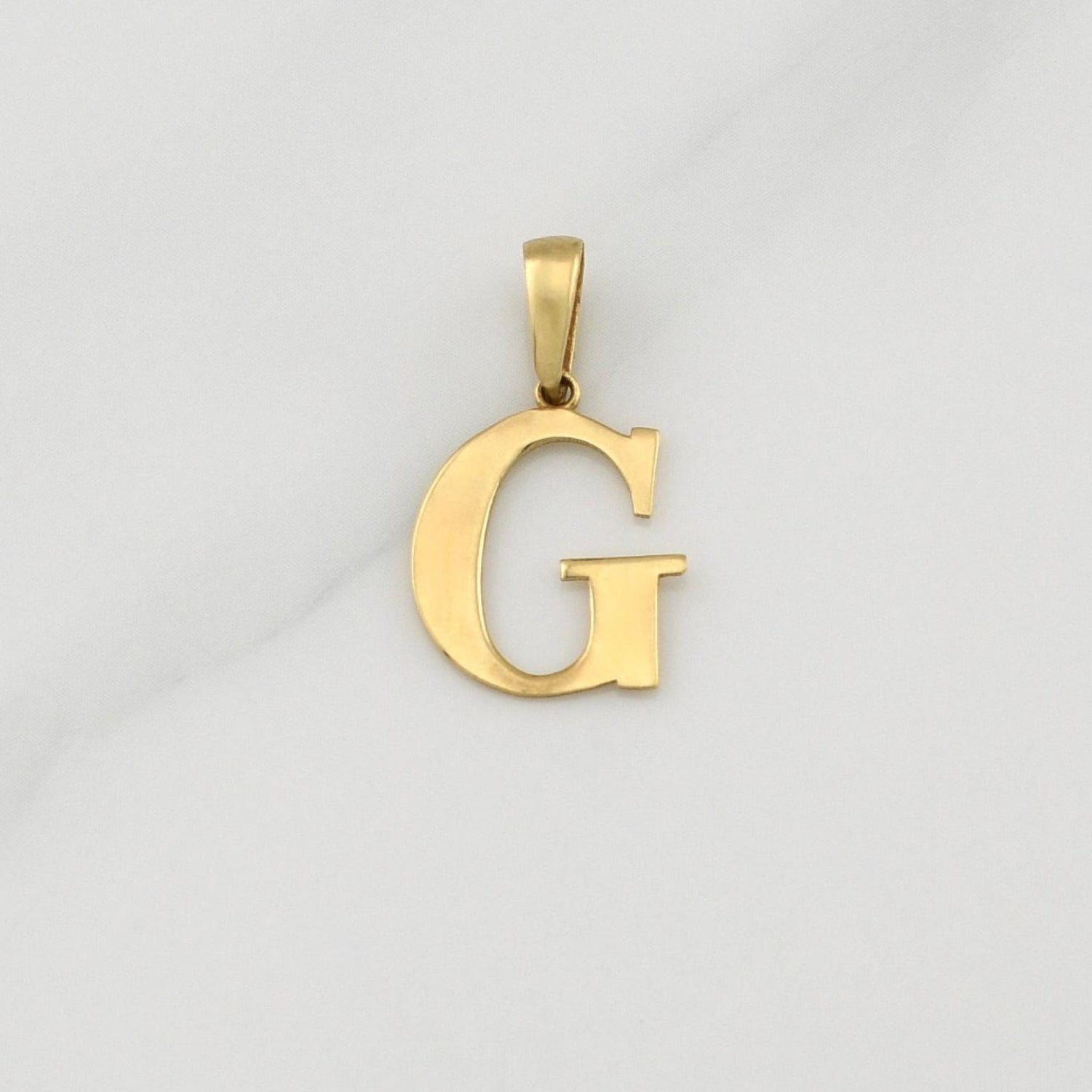 Pendant Letter G 1.15 g / 3/4 in Yellow Gold 18K