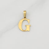Pendant Letter G 1.15 g / 3/4 in Yellow Gold 18K