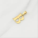 Dije Letra B 1.5 g / 3/4 in Oro Amarillo 18K