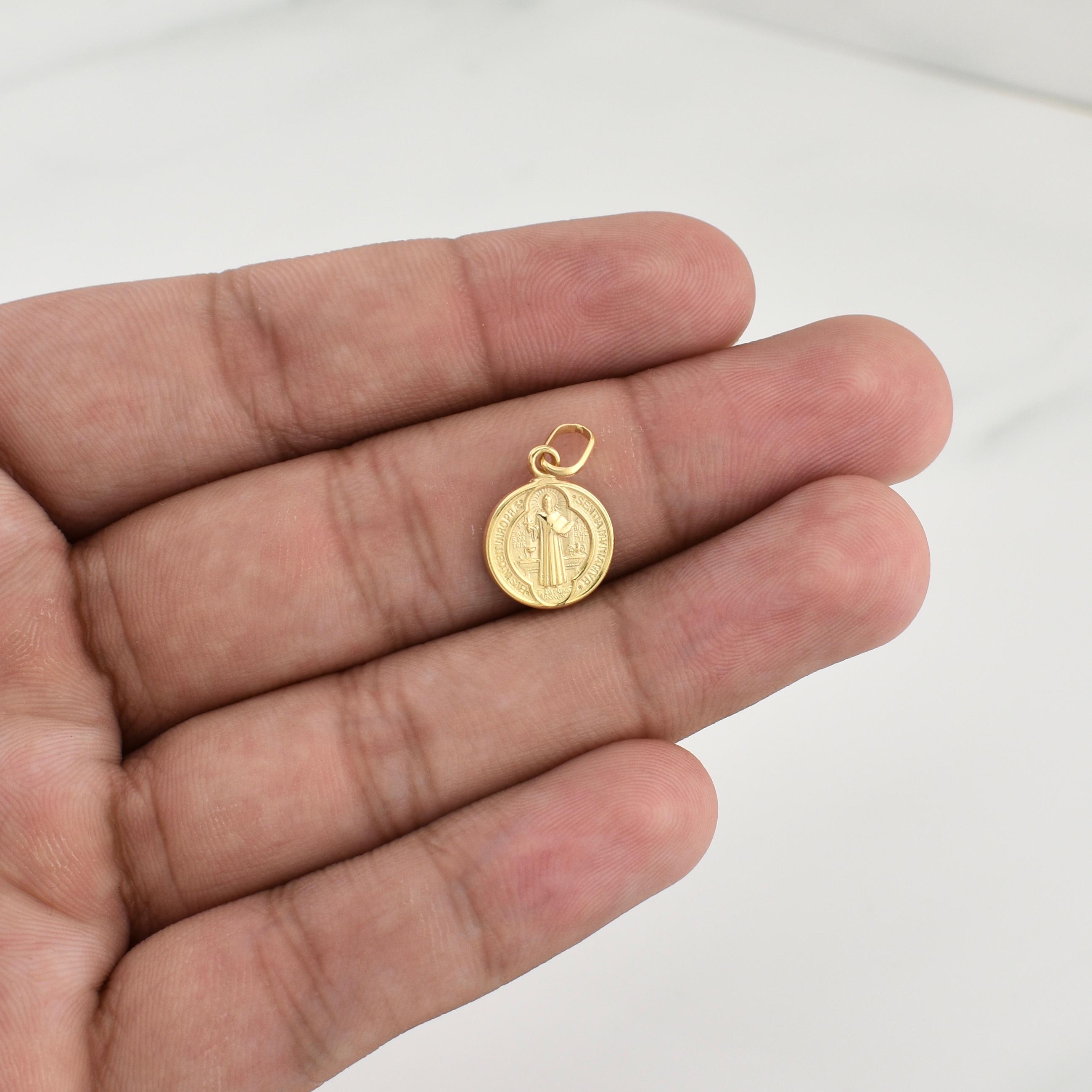 Pendant San Benito 1.15 g / 3/4 in Yellow Gold 18K