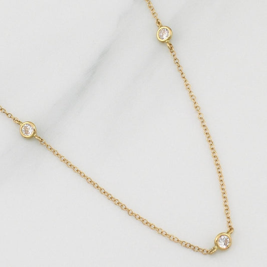 Cadena Aro Seguido Bisel 1.95 g / 17 3/4 in / 1.4 mm Oro Amarillo 18K