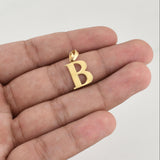 Dije Letra B 1.5 g / 3/4 in Oro Amarillo 18K