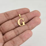Pendant Letter G 1.15 g / 3/4 in Yellow Gold 18K