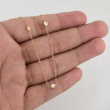 Classic Link Chain Bezel 1.95 g / 17 3/4 in / 1.4 mm Yellow Gold 18K