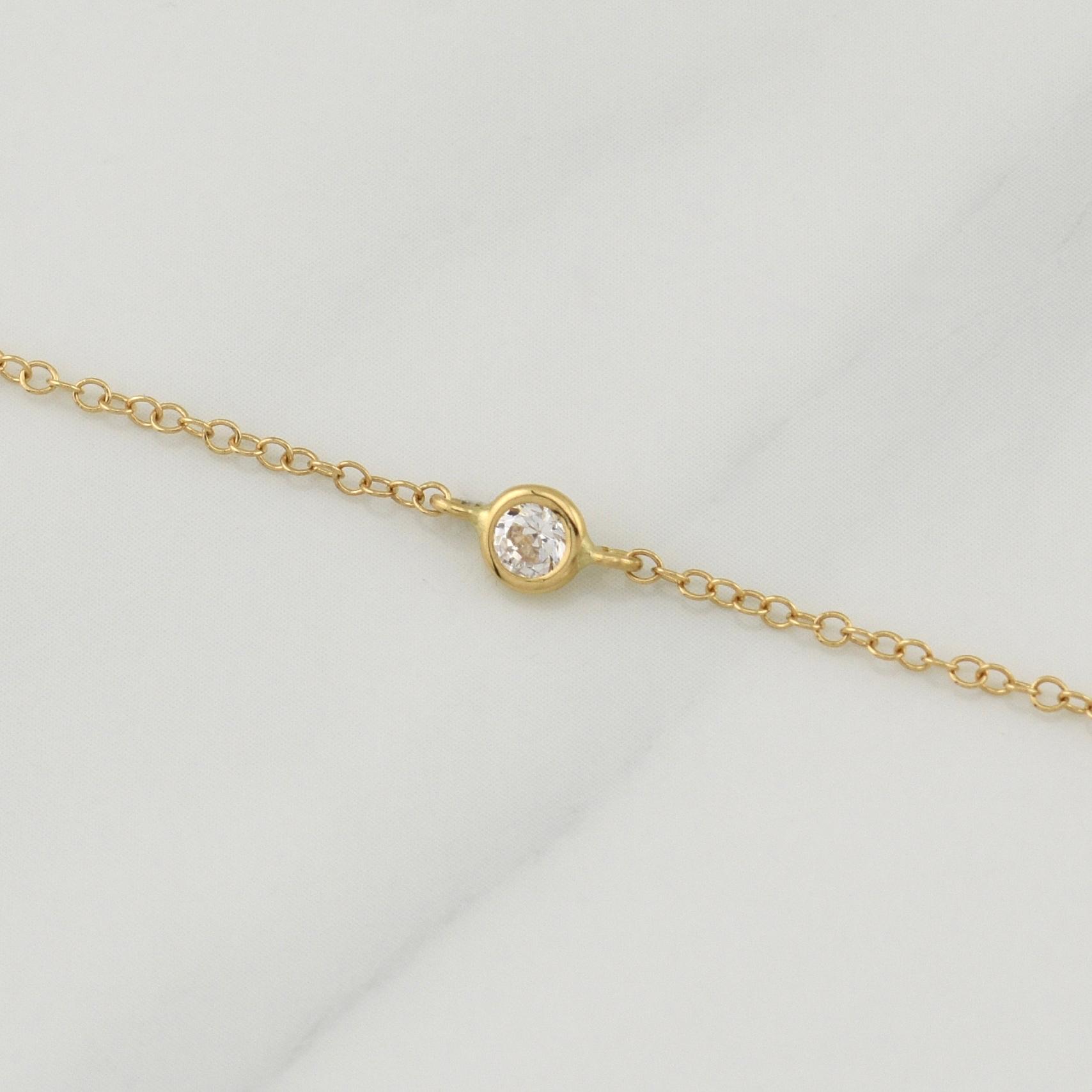 Classic Link Chain Bezel 1.95 g / 17 3/4 in / 1.4 mm Yellow Gold 18K