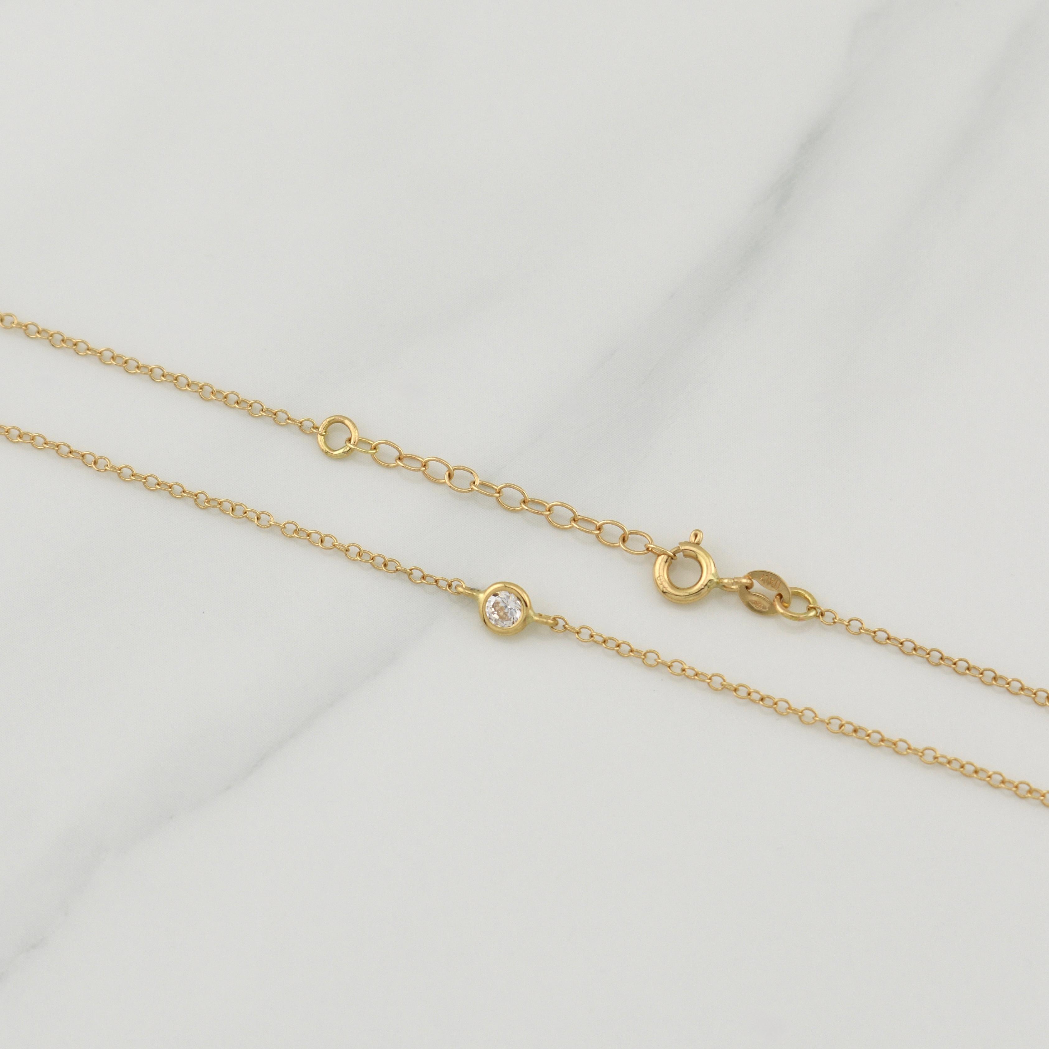 Classic Link Chain Bezel 1.95 g / 17 3/4 in / 1.4 mm Yellow Gold 18K