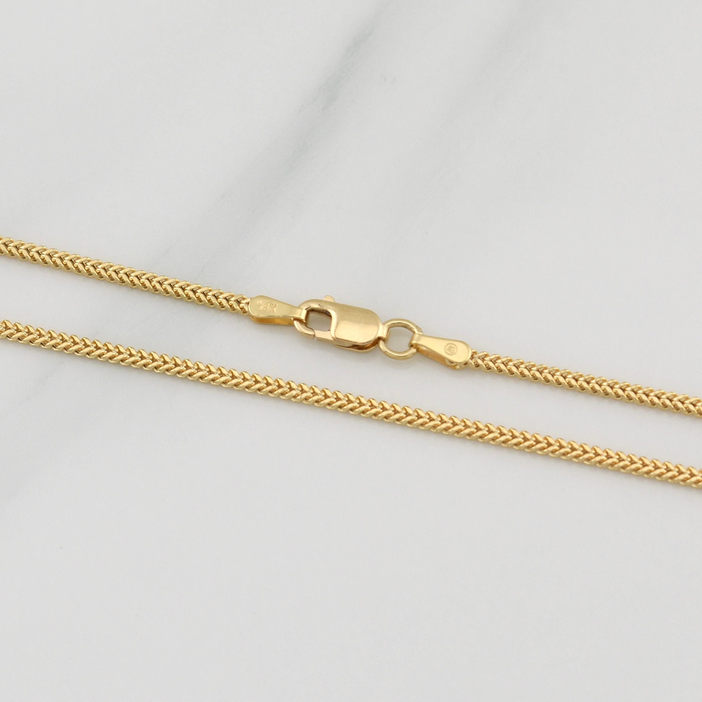 Franco Chain 2.6 g / 20 in / 1.45 mm Yellow Gold 18K
