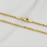 Cadena Lazo 3.85 g / 18 in / 2 mm Oro Amarillo 18K