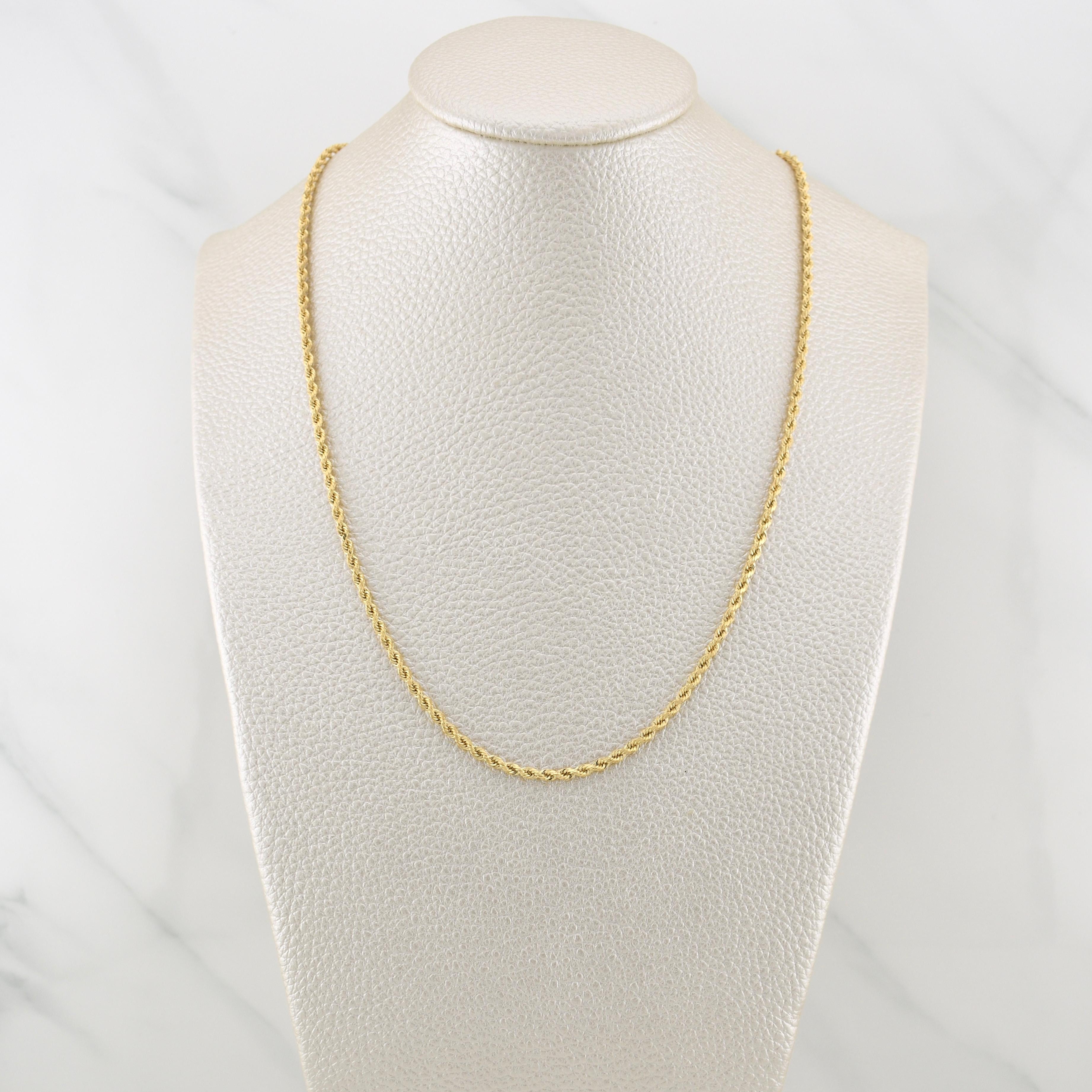 Rope Chain 4.2 g / 20 in / 2 mm Yellow Gold 18K