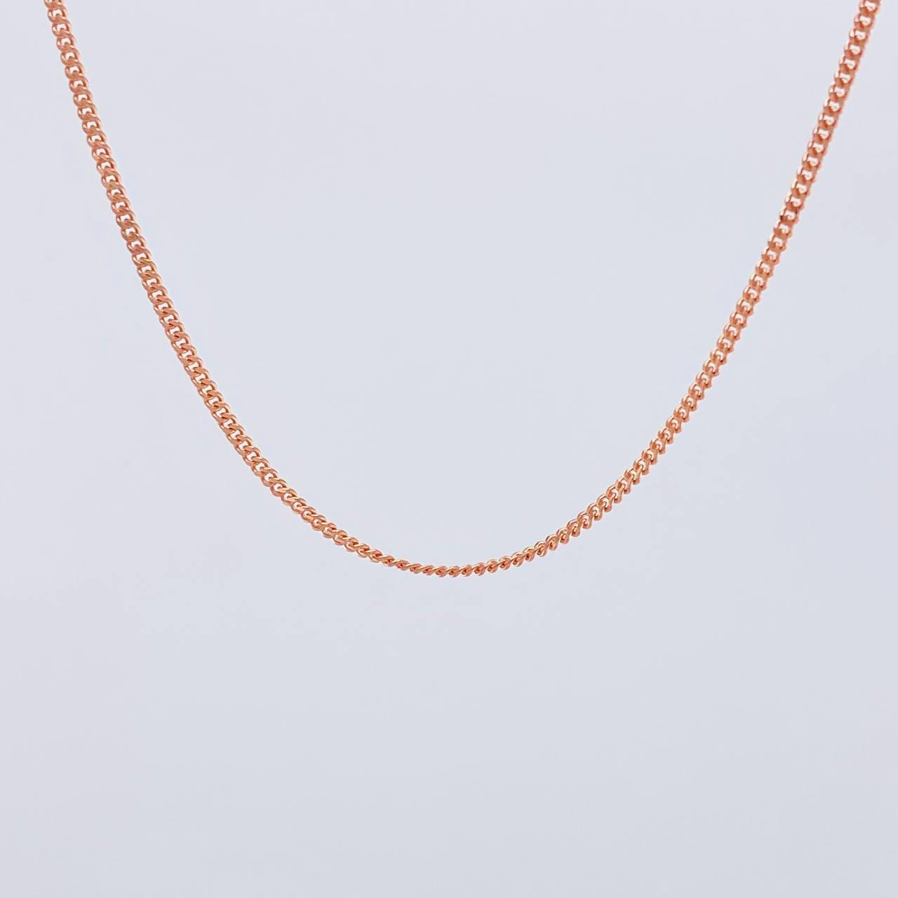 Cuban Links 6.1g / 24 in / 1.7mm Rose Gold +1 18K ©