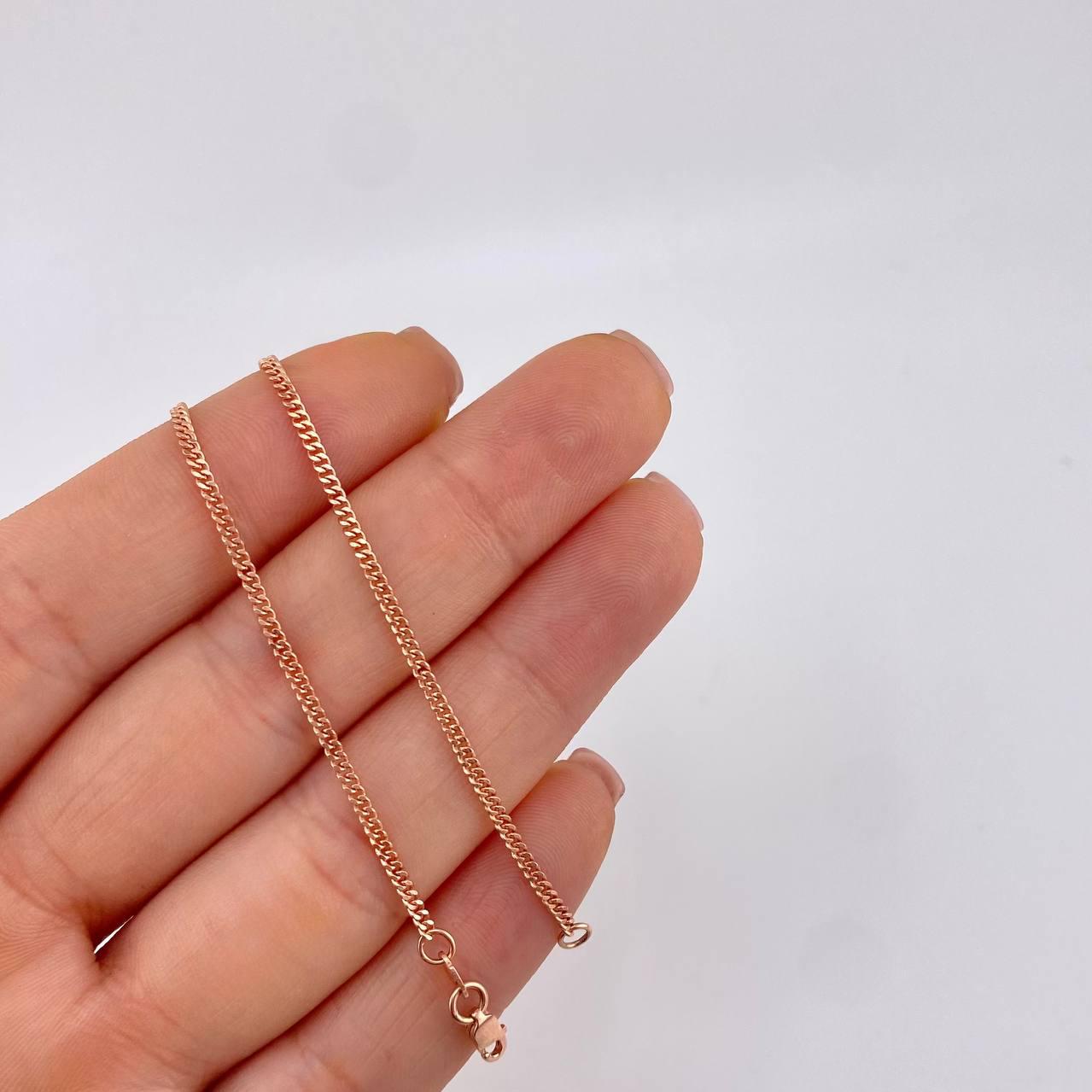 Cuban Links 6.1g / 24 in / 1.7mm Rose Gold +1 18K ©