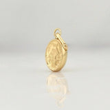 Dije Virgen Milagrosa 0.3 g / 1/2 in Oro Amarillo 18K