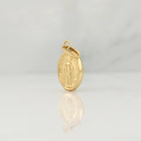 Dije Virgen Milagrosa 0.4 g / 3/4 in Oro Amarillo 18K