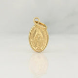 Dije Virgen Milagrosa 0.4 g / 3/4 in Oro Amarillo 18K
