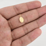 Dije Virgen Milagrosa 0.4 g / 3/4 in Oro Amarillo 18K