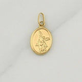 Pendant Archangel Saint Michael 0.5 g / 3/4 in Yellow Gold 18K